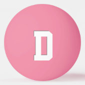 Ping Pong Luminosité monogramme dans la balle de ping-pong s (Devant)