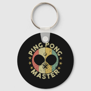 Ping Pong Master Champion Table Tennis Coach Paddl Sleutelhanger