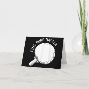 Ping Pong Master Funny Gezegde Table Tennis