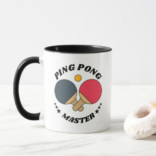 Ping Pong Master - Table Tennis Lover's Custom Mok