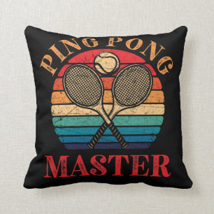 Ping Pong Master Table Tennis Paddle Kussen
