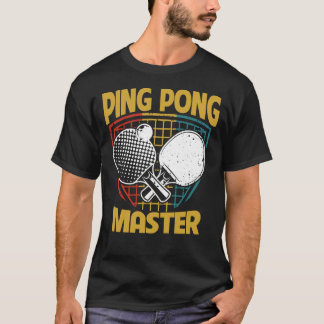 Ping Pong Master Table Tennis Paddle T-shirt