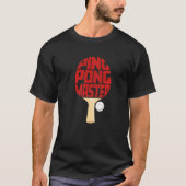 Ping Pong Master Table Tennis T-shirt (Voorkant)