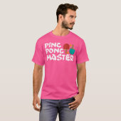 Ping Pong Master Tafeltennis Shirt Paddle Ball (Voorkant volledig)