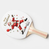 Ping Pong  Merry Christmas with Santa Claus Tafeltennisbatje (Zijkant)
