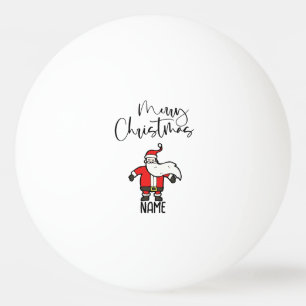 Ping pong Merry Kerstmis met Santa Claus Pingpongballen
