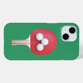 Ping Pong Paddle and Balls Case-Mate iPhone Case (Achterkant (horizontaal))