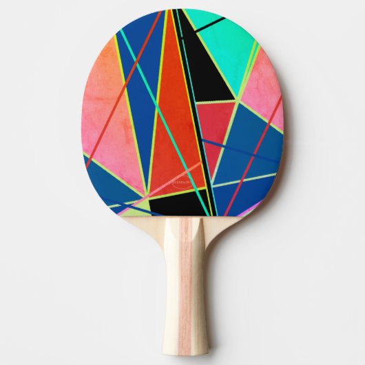 Ping-Pong Paddle - Comic Book Distress van HAMbyWG Tafeltennisbatje (Voorkant)