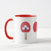Ping Pong Paddle et Balls Mug (Gauche)
