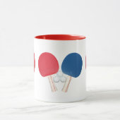 Ping Pong Paddle et Balls Mug (Centre)