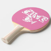 Ping Pong Paddle-Game On Tafeltennisbatje (Voorkant Gekanteld)