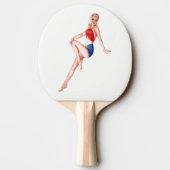 Ping Pong Paddle - Match Up met Ping Pong tafel Tafeltennisbatje (Achterkant)