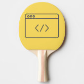 Ping Pong Paddle met codering Tafeltennisbatje (Voorkant)
