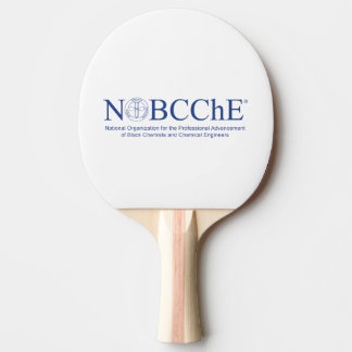 Ping Pong Paddle - NOBCChE logo Tafeltennisbatje