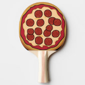 Ping Pong Paddle Pizza Board Tafeltennisbatje (Achterkant)