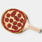 Ping Pong Paddle Pizza Board Tafeltennisbatje (Zijkant)