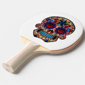 Ping Pong Paddle/Skull Tafeltennisbatje (Voorkant Gekanteld)