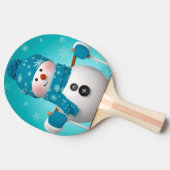 Ping Pong Paddle/Snowman Tafeltennisbatje (Zijkant)