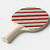 Ping Pong Paddle/Stripes Tafeltennisbatje (Voorkant Gekanteld)