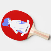 Ping Pong Paddle Tafeltennisbatje (Zijkant)
