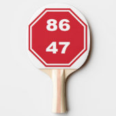 Ping Pong Paddle Tafeltennisbatje (Achterkant)