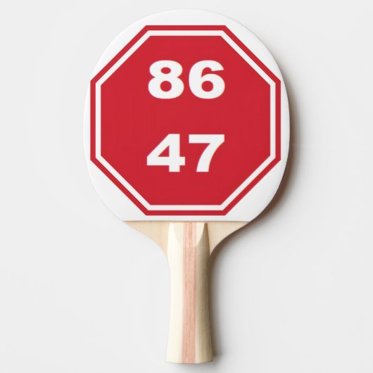 Ping Pong Paddle Tafeltennisbatje (Voorkant)