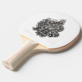 Ping Pong Paddle Tafeltennisbatje (Voorkant Gekanteld)