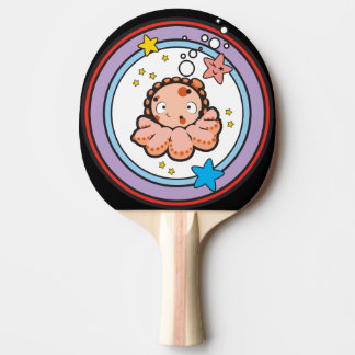 Ping Pong Paddle, White Rubber Back Tafeltennisbatje