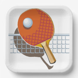 Ping Pong Papieren Bordje