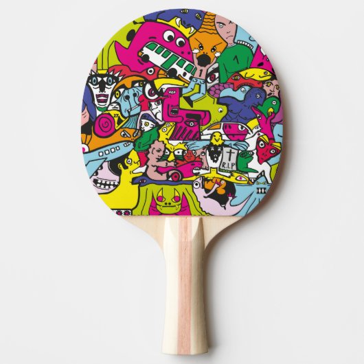 Ping Pong Part-Take Tafeltennisbatje (Voorkant)