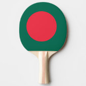 Ping pong peddel met vlag van Bangladesh Tafeltennisbatje (Voorkant)