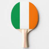 Ping pong peddel met vlag van Ierland Tafeltennisbatje (Voorkant)
