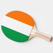 Ping pong peddel met vlag van Ierland Tafeltennisbatje (Zijkant)