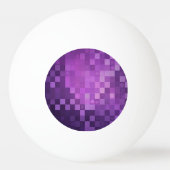 Ping Pong Pixel violet | Balle de ping-pong trois étoiles (Dos)
