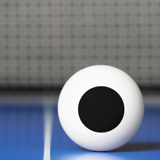 Ping Pong - Plain Black Pingpongballen (Net)