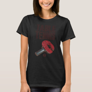 Ping Pong Power Burst Table Tennis Bat T-shirt