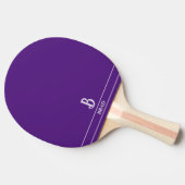 Ping Pong Raquette de ping-pong à monogramme violet (Côté)
