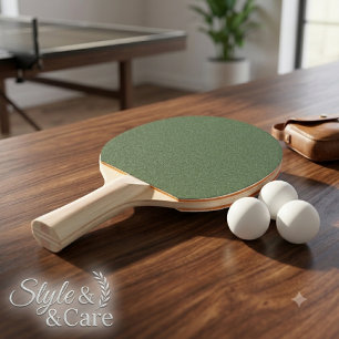 Ping Pong Raquette de ping-pong à texture verte – Style d'im