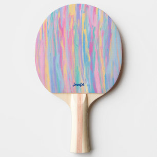 Ping Pong Raquette de ping-pong abstraite colorée mignonne