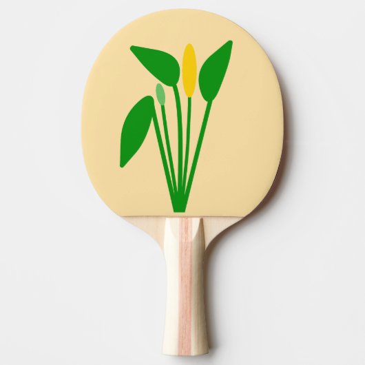 Ping Pong Raquette de ping-pong Araceae (Devant)