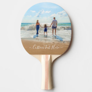 Ping Pong Raquette de ping-pong avec texte personnalisé Ajou