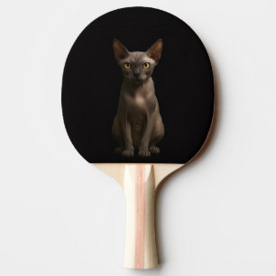 Ping Pong Raquette de ping-pong Black 4 Luxe, Chat Sphynx