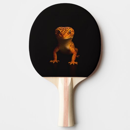 Ping Pong Raquette de ping-pong Black 4 Luxe, Gecko léopard (Devant)