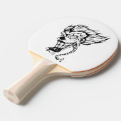 Ping Pong Raquette de ping-pong de clown maléfique (Devant Angle)