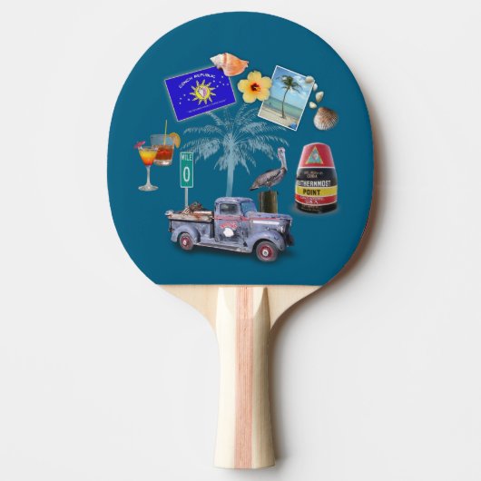 Ping Pong Raquette de ping-pong Key West (Devant)