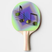 Ping Pong Raquette de ping-pong notes Dubstep (Dos)