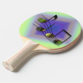 Ping Pong Raquette de ping-pong notes Dubstep (Devant Angle)
