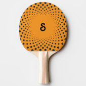 Ping Pong Raquette de ping-pong orange éclat rétro (Dos)