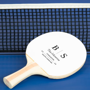 Ping Pong Raquette de ping-pong personnalisée avec monogramm