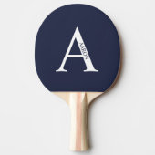 Ping Pong Raquette de ping-pong personnalisée avec monogramm (Devant)